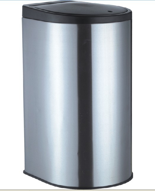 Foot pedal stainless steel dustbin H-3B