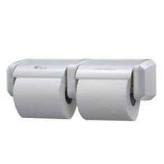 Plastic roll paper dispenser